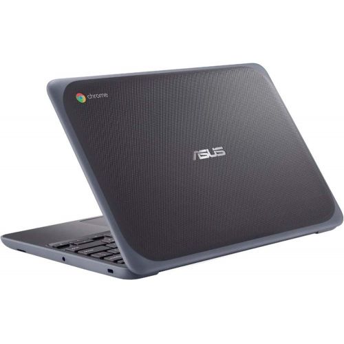 아수스 ASUS Chromebook Premium Business Laptop I 11.6 HD Anti Glare Display I Media Tek 4 core MT8173C Processor I 4GB RAM 32GB eMMC I USB C HDMI Wifi5 HD Webcam Chrome OS + 16GB Micro SD