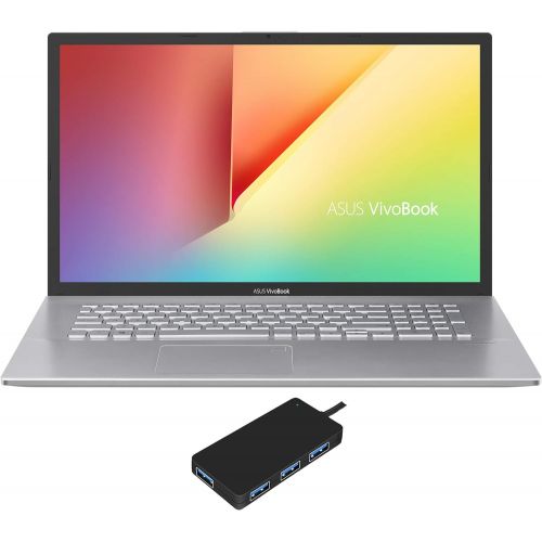 아수스 ASUS VivoBook 17 S712FA DS76 Home and Business Laptop (Intel i7 10510U 4 Core, 16GB RAM, 256GB m.2 SATA SSD + 1TB HDD, Intel UHD Graphics, 17.3 Full HD (1920x1080), Win 10 Pro) wit