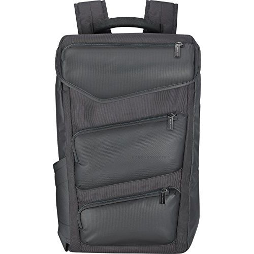 아수스 Asus Triton Polyurethane Grey?Backpack with Back Pocket, Front Pocket, Side Pocket, Cell Phone Pocket, Zip Pocket, Zipper, 317.5?x 190.5?x 469.9?mm