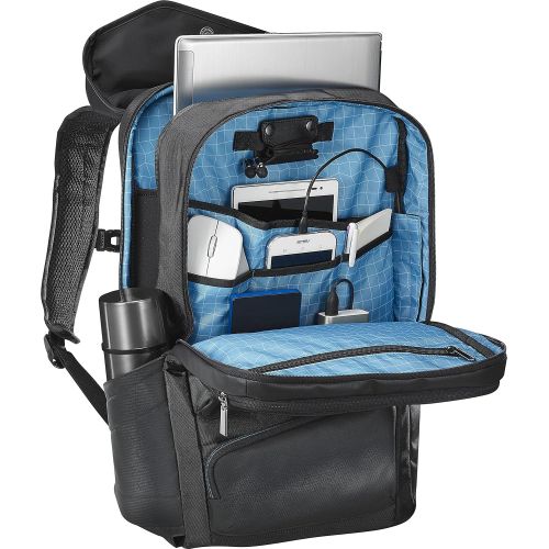 아수스 Asus Triton Polyurethane Grey?Backpack with Back Pocket, Front Pocket, Side Pocket, Cell Phone Pocket, Zip Pocket, Zipper, 317.5?x 190.5?x 469.9?mm