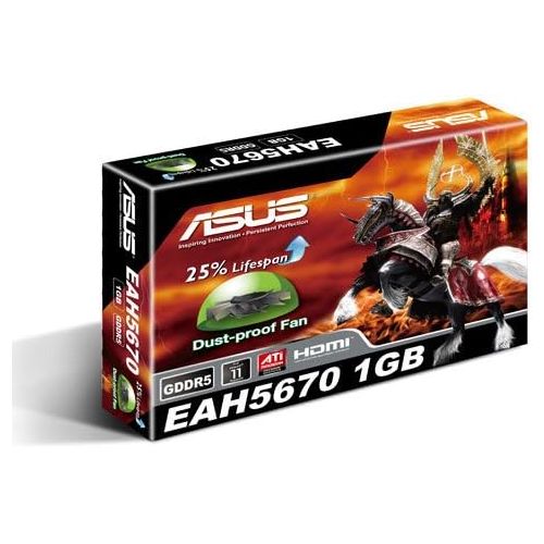 아수스 ASUS EAH5670/DI/1GD5 ATI Radeon HD 5670 1GB GDDR5 Video Card