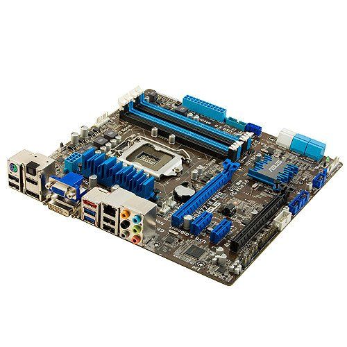아수스 ASUS P8H77 M PRO LGA 1155 Intel H77 HDMI SATA 6Gb/s USB 3.0 Micro ATX Intel Motherboard