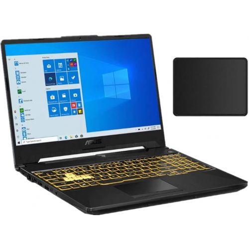 아수스 Asus TUF F15 15.6 144Hz FHD Gaming Laptop Intel Core i7 10870H NVIDIA GeForce GTX 1660 Ti 16GB DDR4 512GBSSD Backlit Keyboard Windows 10 Gray with Mouse Pad Bundled