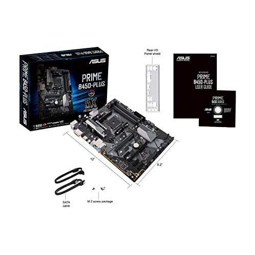 아수스 Asus Prime B450 PLUS AMD B450 Socket AM4 ATX