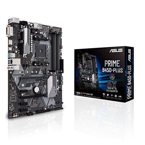 아수스 Asus Prime B450 PLUS AMD B450 Socket AM4 ATX