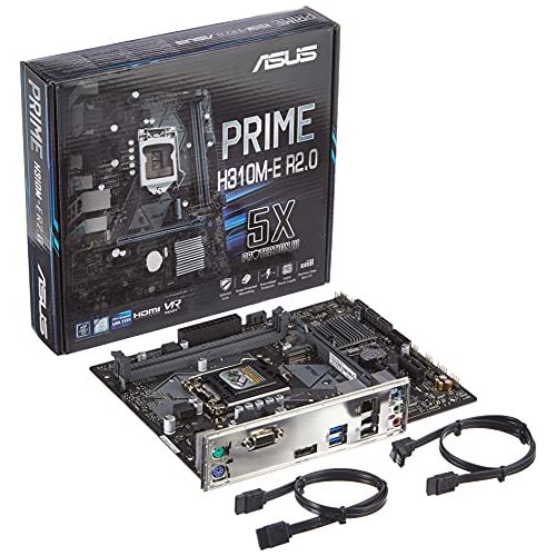 아수스 ASUS Prime H310M E R2.0 Micro ATX Intel H310 DDR4 SDRAM Motherboard