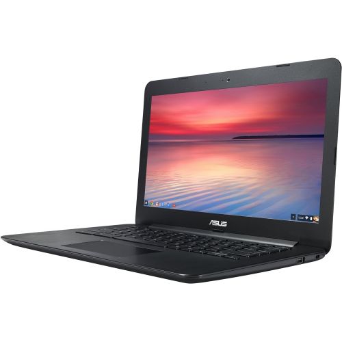 아수스 ASUS Chromebook 13.3 Inch HD with Gigabit WiFi, 16GB Storage & 4GB RAM (Black)