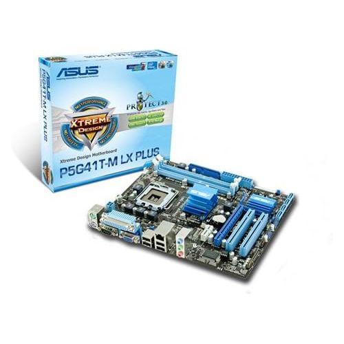 아수스 ASUS P5G41T M LX PLUS LGA 775 Intel G41 Micro ATX Intel Motherboard