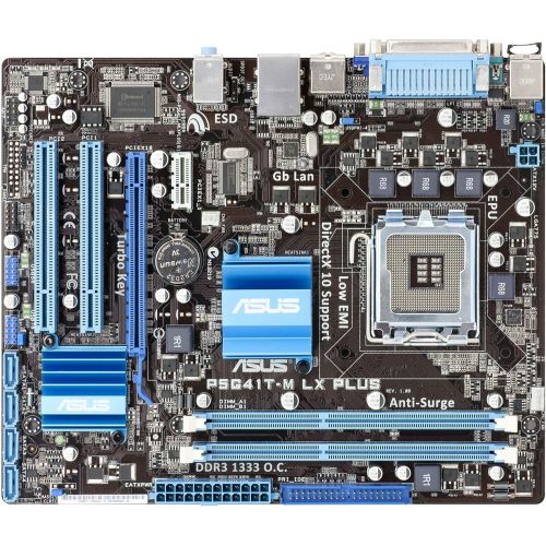 아수스 ASUS P5G41T M LX PLUS LGA 775 Intel G41 Micro ATX Intel Motherboard