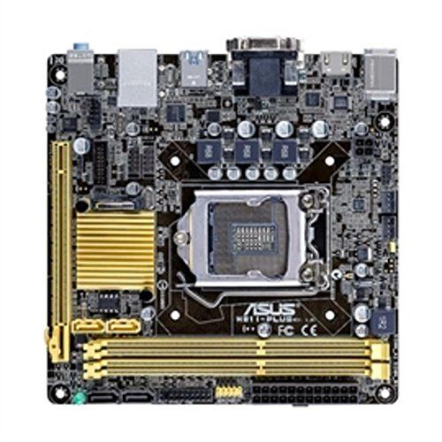 아수스 ASUS Motherboard H81I PLUS/CSM/SI Core i7/i5/i3 H81 LGA1150 16GB DDR3 PCI Express SATA USB Mini ITX BULK