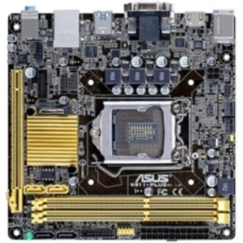 아수스 ASUS Motherboard H81I PLUS/CSM/SI Core i7/i5/i3 H81 LGA1150 16GB DDR3 PCI Express SATA USB Mini ITX BULK