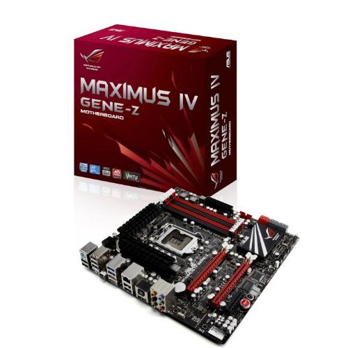 아수스 ASUS Maximus IV Gene Z LGA 1155 Z68 Republic of Gamer Series mATX Intel Z68 Micro ATX DDR3 2200 Motherboards