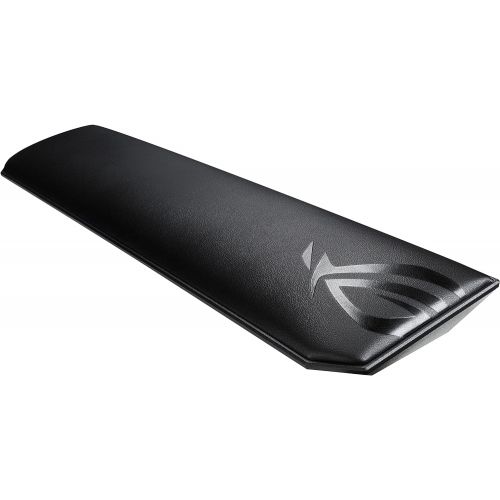 아수스 ASUS ROG Gaming Wrist Rest with Soft Foam Cushioning for Ergonomic Comfort and Designed in Tenkeyless Fit for Compatibility with Most Mechanical Keyboards