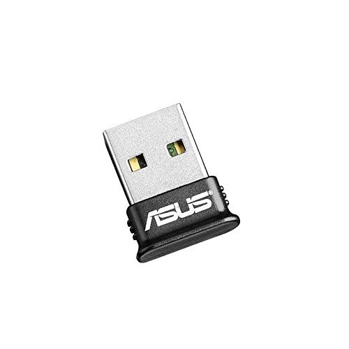 아수스 ASUS USB BT400 USB Adapter w/ Bluetooth Dongle Receiver, Laptop & PC Support, Windows 10 Plug and Play /8/7/XP, Printers, Phones, Headsets, Speakers, Keyboards, Controllers,Black