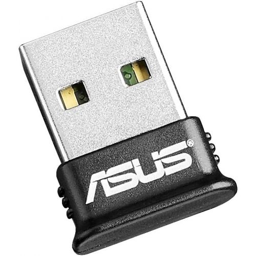 아수스 ASUS USB BT400 USB Adapter w/ Bluetooth Dongle Receiver, Laptop & PC Support, Windows 10 Plug and Play /8/7/XP, Printers, Phones, Headsets, Speakers, Keyboards, Controllers,Black