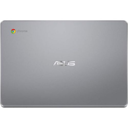 아수스 2020 ASUS Chromebook 11.6 HD Laptop Computer, Intel Celeron N3350 Dual core Processor, 4GB RAM, 16GB eMMC, HD Webcam, Intel HD Graphics 500, USB C, Bluetooth, Chrome OS, Gray, 32GB