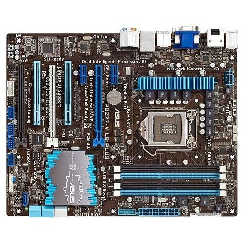 아수스 ASUS P8Z77 V LE PLUS LGA 1155 Intel Z77 HDMI SATA 6Gb/s USB 3.0 ATX Intel Motherboard