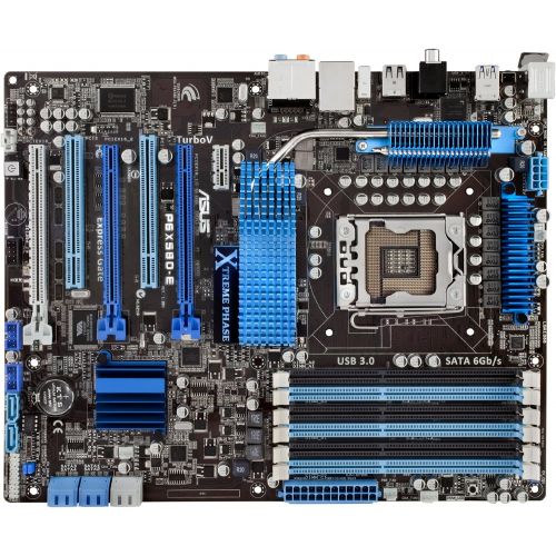 아수스 Asus ATX DDR3 Intel x58 Socket 1366 SATA (6Gb/s) USB 3.0 Motherboard (P6X58D E)