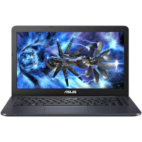 아수스 ASUS Premium High Performance 14 Full HD 1920x1080 Flagship Laptop Intel Celeron Dual Core Processor 4GB RAM 32GB HDD HDMI WIFI WEBCAM 32GB Flash eMMC Storage　Windows 10 Blue Di