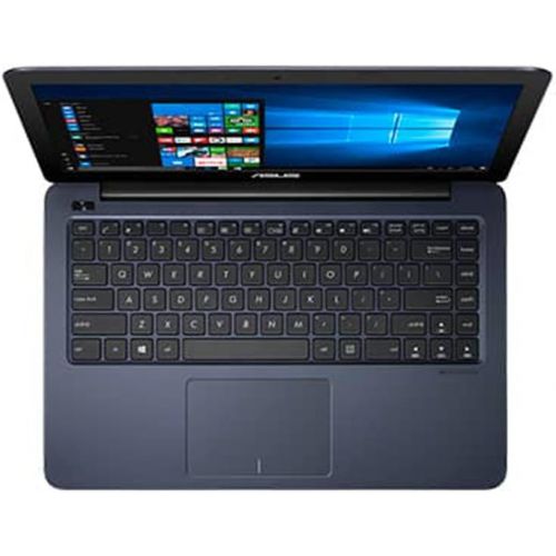 아수스 ASUS Premium High Performance 14 Full HD 1920x1080 Flagship Laptop Intel Celeron Dual Core Processor 4GB RAM 32GB HDD HDMI WIFI WEBCAM 32GB Flash eMMC Storage　Windows 10 Blue Di