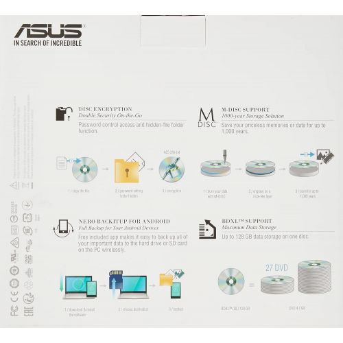 아수스 Asus Internal Blu Ray Combo (12x BD R (DL), 16x DVD+/ R, BDXL 90DD0230 B20010 Black