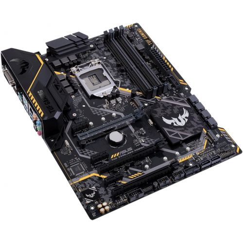 아수스 ASUS TUF Z370 PRO Gaming LGA1151 (Intel 8th Gen) DDR4 HDMI DVI M.2 Z370 ATX Motherboard with Gigabit LAN and USB 3.1