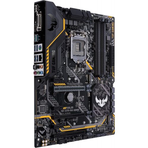 아수스 ASUS TUF Z370 PRO Gaming LGA1151 (Intel 8th Gen) DDR4 HDMI DVI M.2 Z370 ATX Motherboard with Gigabit LAN and USB 3.1