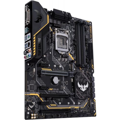 아수스 ASUS TUF Z370 PRO Gaming LGA1151 (Intel 8th Gen) DDR4 HDMI DVI M.2 Z370 ATX Motherboard with Gigabit LAN and USB 3.1