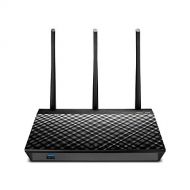 ASUS Dual band 3x3 AC1750 Wifi 4 port Gigabit Router with speeds up to 1750Mbps & AiRadar to strengthens Wireless Connections via High powered Amplification Beam forming 2x USB 2