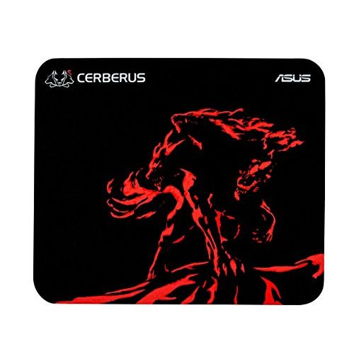 아수스 ASUS Cerberus Mat Mini Gaming Mouse Pad Red with Consistent Surface Texture and Non Slip Rubber