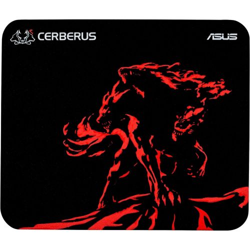 아수스 ASUS Cerberus Mat Mini Gaming Mouse Pad Red with Consistent Surface Texture and Non Slip Rubber