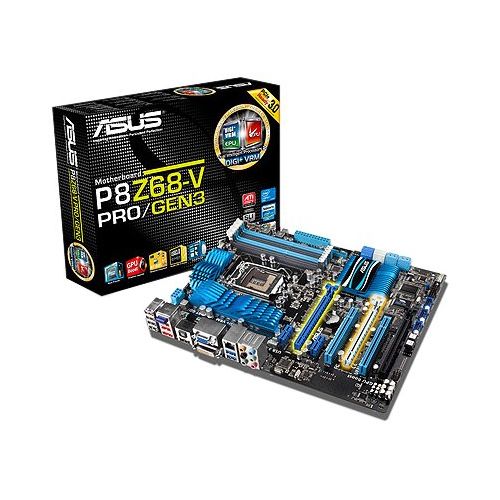 아수스 ASUS P8Z68 V PRO/GEN3 LGA 1155 Intel Z68 HDMI SATA 6Gb/s USB 3.0 ATX Intel Motherboard