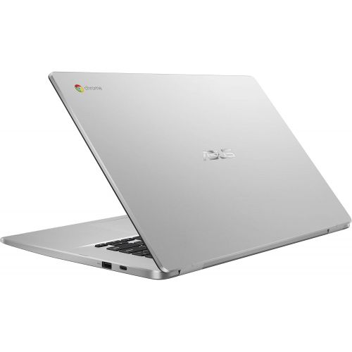 아수스 Flagship ASUS chromebook C523 15 Laptop 15.6?Anti Glare LED Display Intel Celeron Processor N3350 4GB RAM 32GB eMMC Type C Bluetooth Webcam?Chrome OS + USB C Adapter