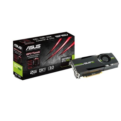 아수스 ASUS GeForce GTX 680 2GD5 2GB DDR5 VGA/DVI/HDMI/DisplayPort DX11 GPU Tweak Utilities PCI Express 3.0 Graphics Card GTX680 2GD5