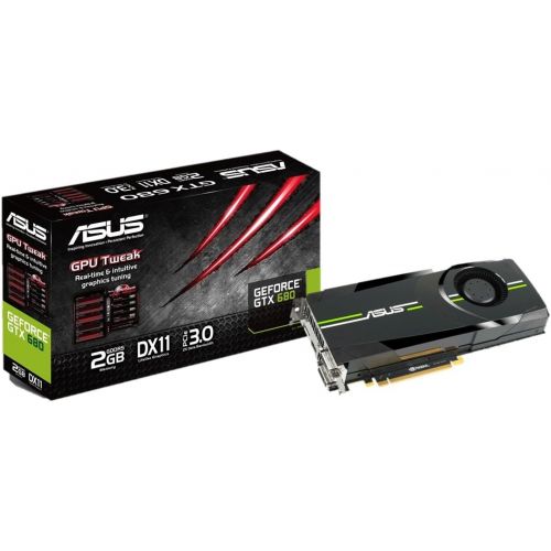 아수스 ASUS GeForce GTX 680 2GD5 2GB DDR5 VGA/DVI/HDMI/DisplayPort DX11 GPU Tweak Utilities PCI Express 3.0 Graphics Card GTX680 2GD5