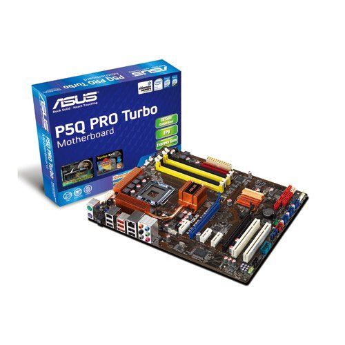 아수스 Asus P5Q PRO Turbo Core 2 Quad/Intel P45/ DDR2 1300/ A&GbE/ATX Motherboard