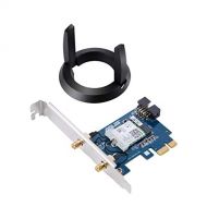 ASUS Dual Band 802.11AC Wireless AC2100 PCI e Bluetooth 5 Gigabit WiFi Adapter, 160MHz Support (PCE AC58BT)