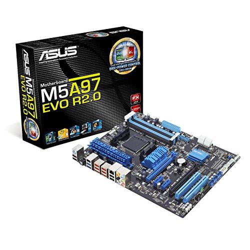 아수스 ASUS M5A97 EVO R2.0, AMD, Socket AM3+, 970, 90 MIBJJ0 G0EAY0MZ