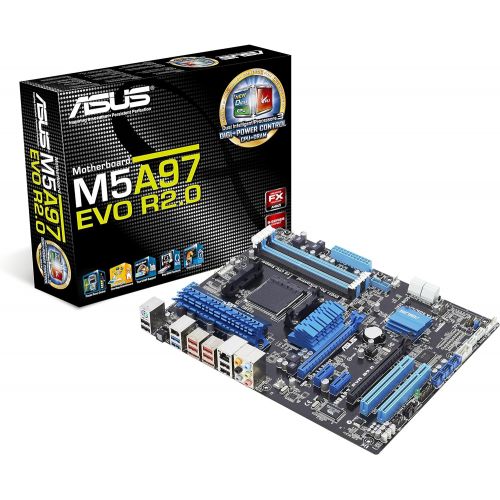아수스 ASUS M5A97 EVO R2.0, AMD, Socket AM3+, 970, 90 MIBJJ0 G0EAY0MZ