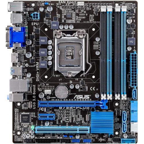 아수스 ASUS B75M PLUS, B75, DualDDR3 1600, SATA3, mATX