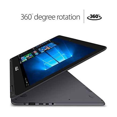 아수스 ASUS Zenbook 13.3 Full HD 1920x1080 Touchscreen 2 in 1 Laptop PC Intel Core M3 6Y30 Processor 8GB RAM 256GB SSD 802.11AC Wifi HDMI Bluetooth Webcam Windows 10 Gray