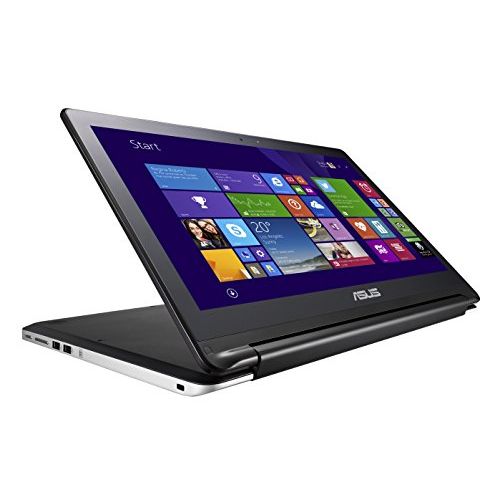 아수스 ASUS Flip 2 in 1 TP500LA AS53T Laptop (Windows 8, Intel Core i5 5200U 2.2 GHz, 15.6 LED lit Screen, Storage: 1 TB, RAM: 8 GB) Black/Silver
