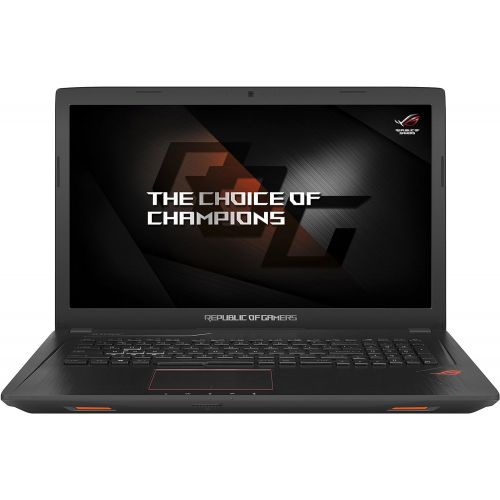 아수스 ASUS ROG GL753VE Gaming Laptop 17.3 FHD (1920 x 1080) Glossy Display Intel 7th Gen i7 7700HQ 16GB RAM 1TB HDD + 128GB SSD 4GB NVIDIA GeForce GTX 1050Ti Graphics Metalic Black