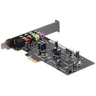 ASUS XONAR SE 5.1 Channel 192kHz/24 bit Hi Res 116dB SNR PCIe Gaming Sound Card with Windows 10 compatibility