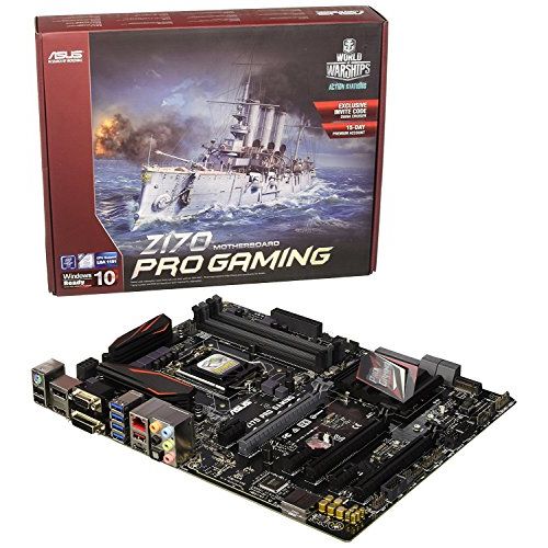 아수스 Asus Dual DDR4 3400 Intel LGA1151 SATA (6Gb/s) Motherboard (Z170 PRO Gaming)