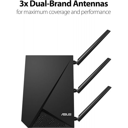 아수스 ASUS Dual Band WiFi Repeater & Range Extender (RP AC1900) & AC1900 WiFi Gaming Router (RT AC68U) Dual Band Gigabit Wireless Internet Router, Gaming & Streaming, AiMesh Compatible