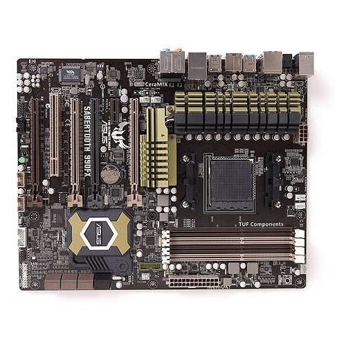 아수스 ASUS Sabertooth 990FX AM3+ AMD 990FX SATA 6Gb/s USB 3.0 ATX AMD Motherboard