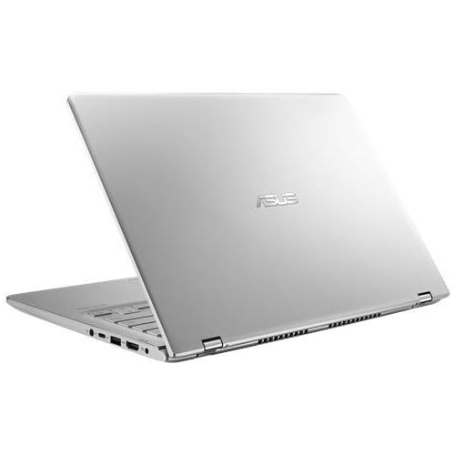 아수스 2019 ASUS 2 in 1 14 Full HD Touch Screen Laptop 8th Gen Intel Core i5 8250U 8GB Memory 128GB Solid State Drive Windows 10 Light Gray