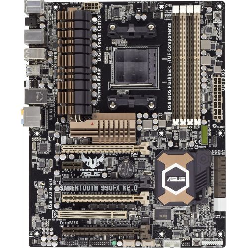 아수스 ASUS Sabertooth 990FX R2.0, AMD, Socket AM3+, 990FX, 90 MIBJA0 G0EAY0VZ