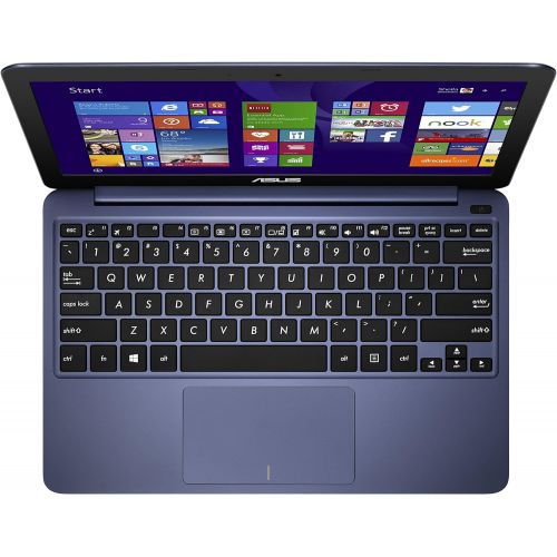 아수스 ASUS X205TA DS01 BL OFCE Portable 11.6 Inch Intel Quad Core Laptop 2GB RAM 32GB Storage, Windows 8.1, Dark Blue